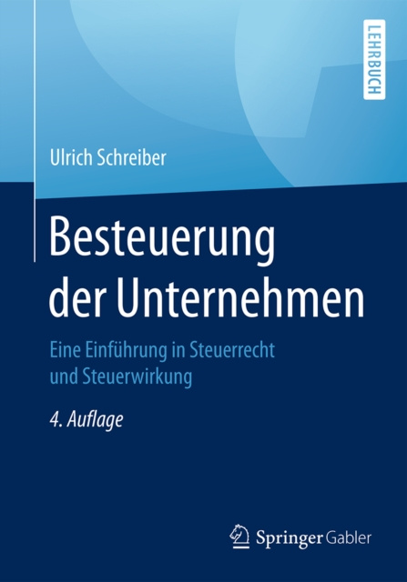 E-kniha Besteuerung der Unternehmen Ulrich Schreiber