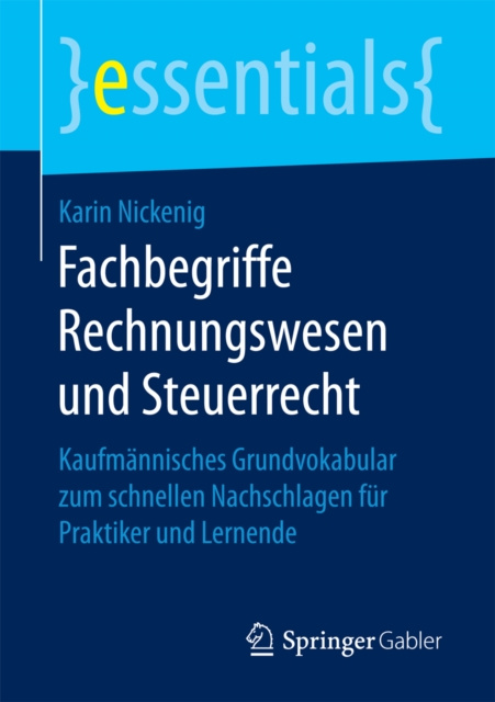 ebook Fachbegriffe Rechnungswesen und Steuerrecht Karin Nickenig