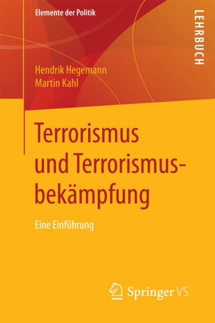 E-kniha Terrorismus und Terrorismusbekampfung Hendrik Hegemann