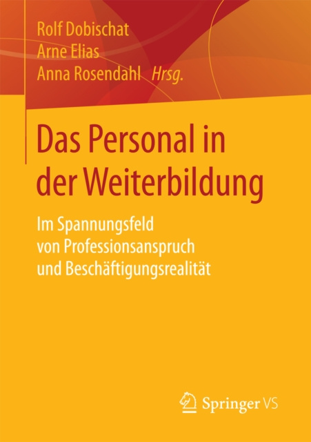 E-book Das Personal in der Weiterbildung Rolf Dobischat