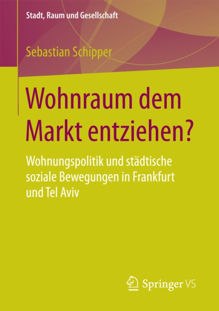ebook Wohnraum dem Markt entziehen? Sebastian Schipper