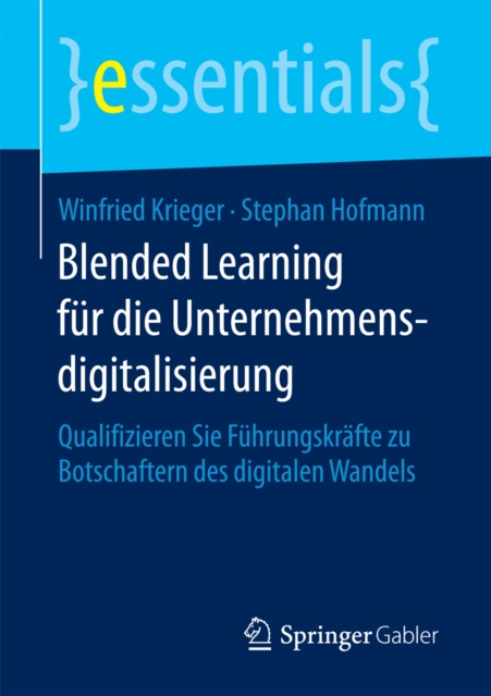 E-kniha Blended Learning fur die Unternehmensdigitalisierung Winfried Krieger