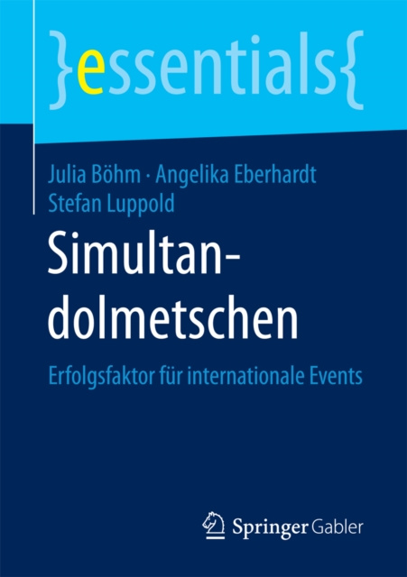 E-book Simultandolmetschen Julia Bohm