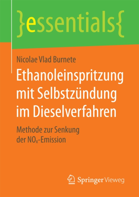 E-kniha Ethanoleinspritzung mit Selbstzundung im Dieselverfahren Nicolae Vlad Burnete