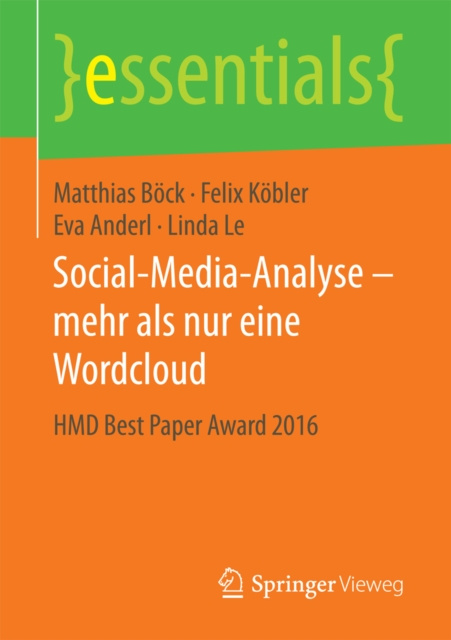 E-kniha Social-Media-Analyse - mehr als nur eine Wordcloud Matthias Bock