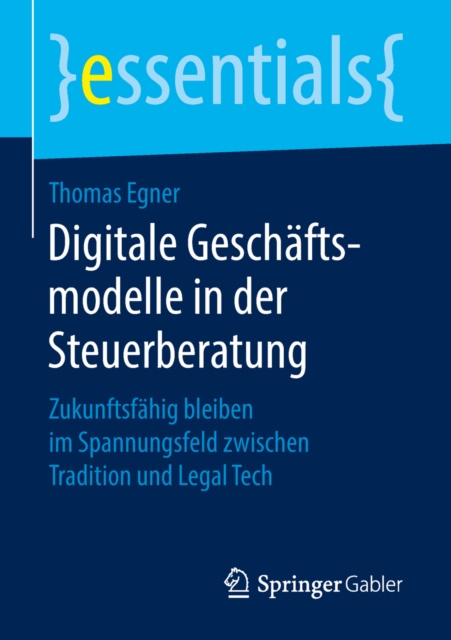 E-knjiga Digitale Geschaftsmodelle in der Steuerberatung Thomas Egner