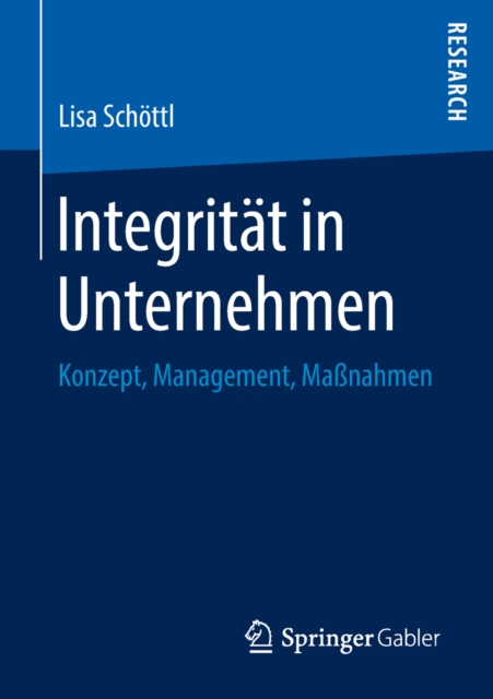 E-kniha Integritat in Unternehmen Lisa Schottl