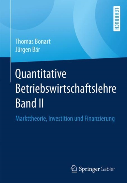 E-kniha Quantitative Betriebswirtschaftslehre Band II Thomas Bonart