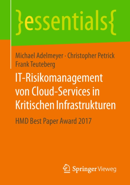E-kniha IT-Risikomanagement von Cloud-Services in Kritischen Infrastrukturen Michael Adelmeyer