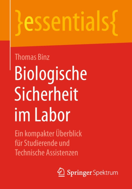 E-kniha Biologische Sicherheit im Labor Thomas Binz