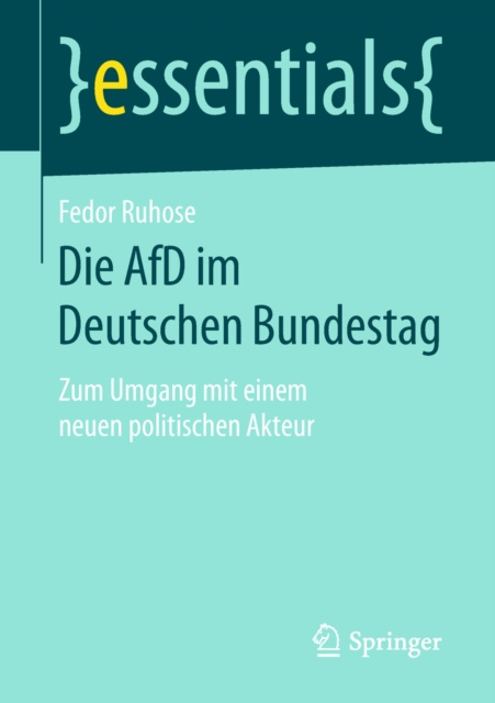 E-knjiga Die AfD im Deutschen Bundestag Fedor Ruhose