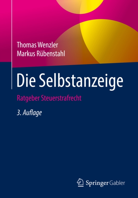 E-Book Die Selbstanzeige Thomas Wenzler