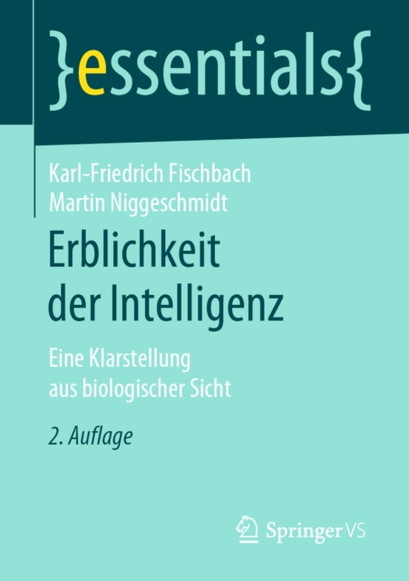 E-kniha Erblichkeit der Intelligenz Karl-Friedrich Fischbach