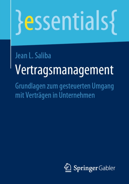 Libro elettronico Vertragsmanagement Jean L. Saliba