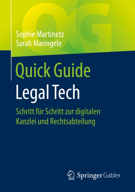 E-book Quick Guide Legal Tech Sophie Martinetz