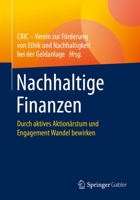 E-kniha Nachhaltige Finanzen Claudia Dopfner