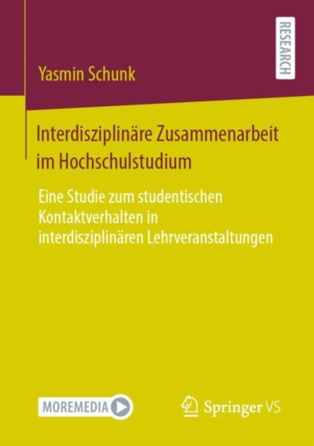 Libro elettronico Interdisziplinare Zusammenarbeit im Hochschulstudium Yasmin Schunk