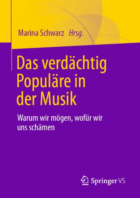 E-kniha Das verdachtig Populare in der Musik Marina Schwarz