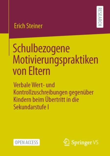 E-kniha Schulbezogene Motivierungspraktiken von Eltern Erich Steiner