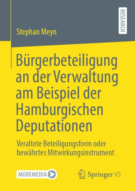 E-kniha Burgerbeteiligung an der Verwaltung am Beispiel der Hamburgischen Deputationen Stephan Meyn