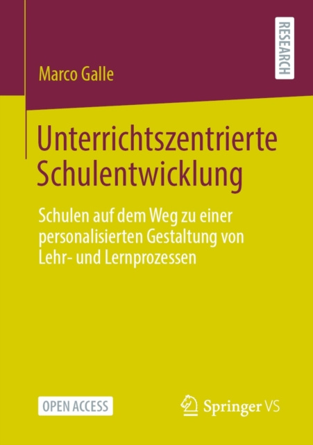 E-kniha Unterrichtszentrierte Schulentwicklung Marco Galle