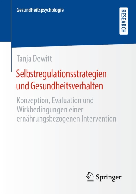 E-kniha Selbstregulationsstrategien und Gesundheitsverhalten Tanja Dewitt