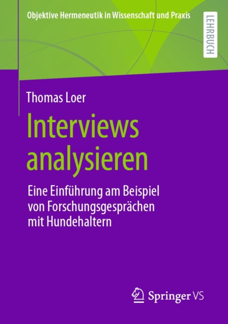 E-knjiga Interviews analysieren Thomas Loer