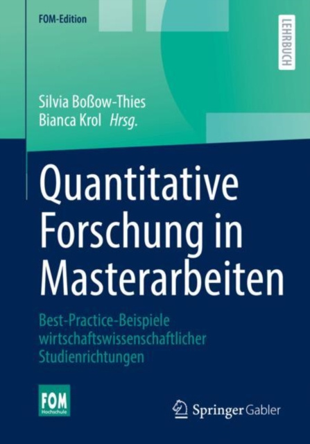 E-kniha Quantitative Forschung in Masterarbeiten Silvia Boow-Thies
