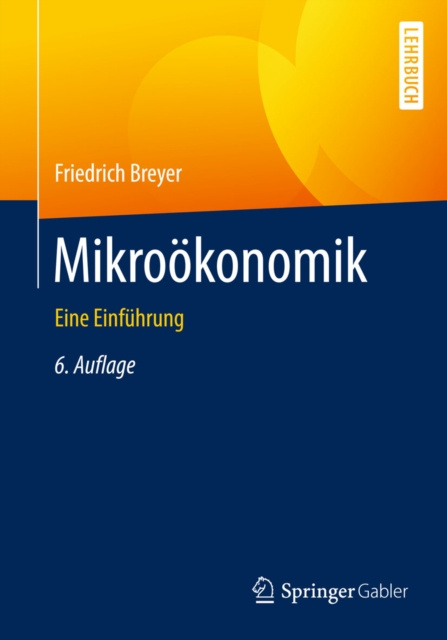 E-kniha Mikrookonomik Friedrich Breyer