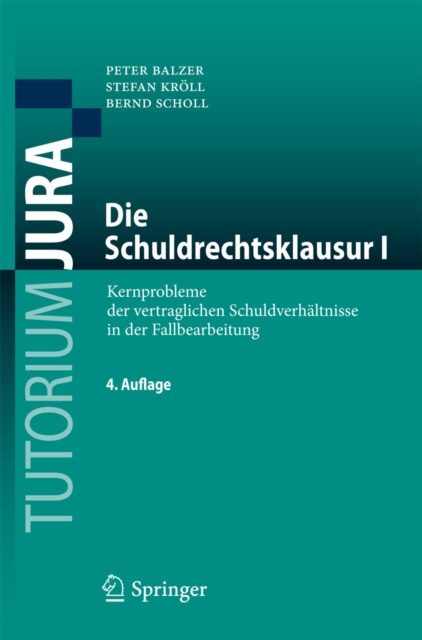 E-book Die Schuldrechtsklausur I Peter Balzer