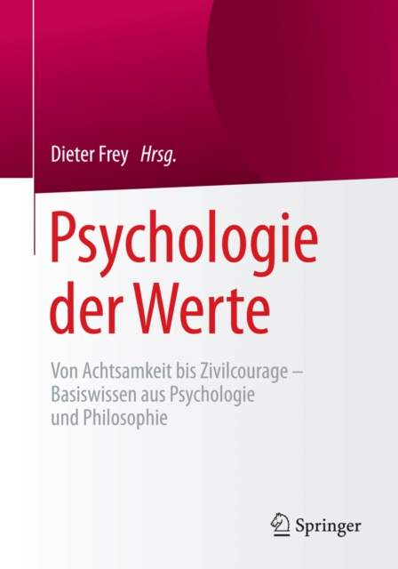 E-kniha Psychologie der Werte Dieter Frey