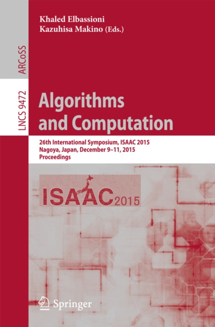 E-knjiga Algorithms and Computation Khaled Elbassioni