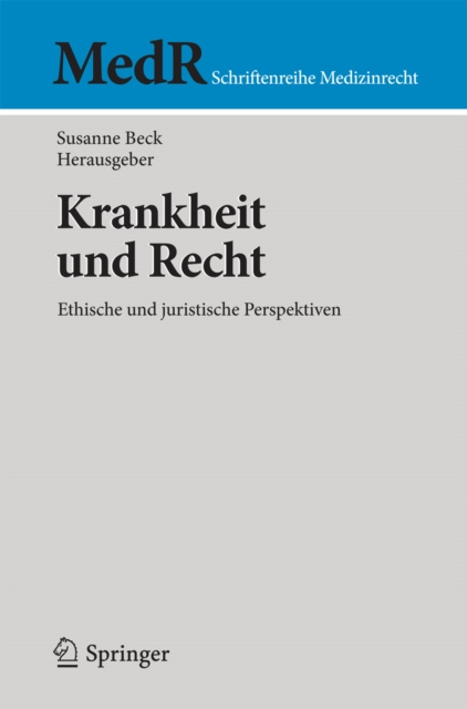 E-kniha Krankheit und Recht Susanne Beck