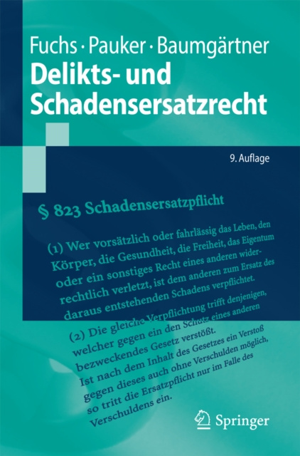 E-kniha Delikts- und Schadensersatzrecht Maximilian Fuchs