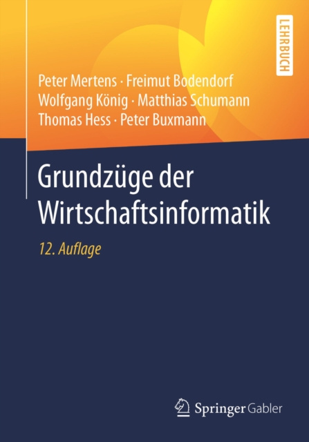 E-kniha Grundzuge der Wirtschaftsinformatik Peter Mertens