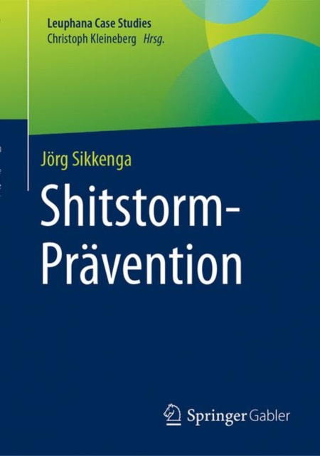 E-kniha Shitstorm-Pravention Jorg Sikkenga