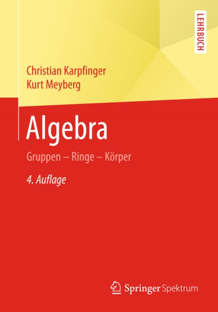 E-book Algebra Christian Karpfinger