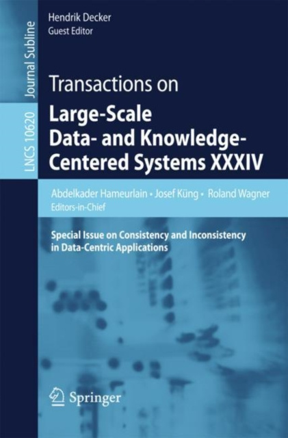 E-Book Transactions on Large-Scale Data- and Knowledge-Centered Systems XXXIV Abdelkader Hameurlain