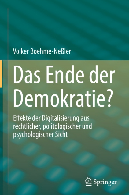 E-kniha Das Ende der Demokratie? Volker Boehme-Neler