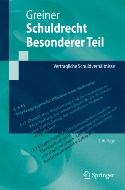 E-book Schuldrecht Besonderer Teil Stefan Greiner