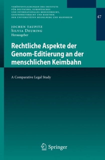 E-kniha Rechtliche Aspekte der Genom-Editierung an der menschlichen Keimbahn Jochen Taupitz