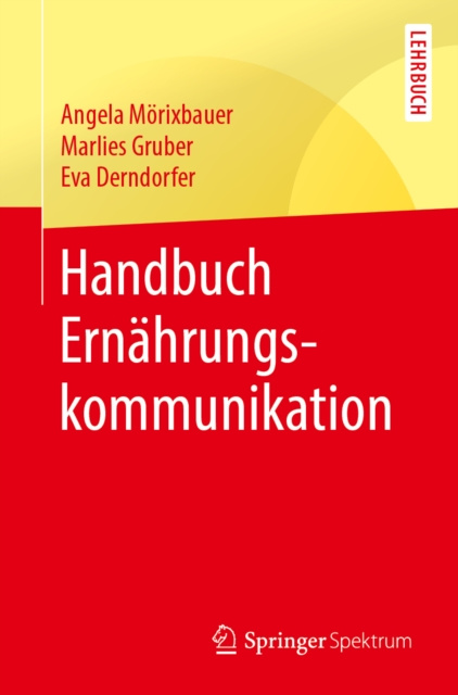ebook Handbuch Ernahrungskommunikation Angela Morixbauer