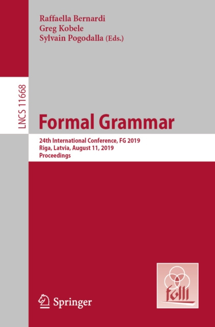 E-book Formal Grammar Raffaella Bernardi