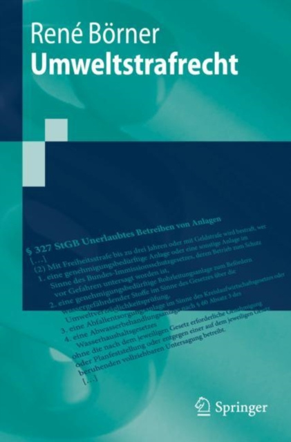 E-book Umweltstrafrecht Rene Borner