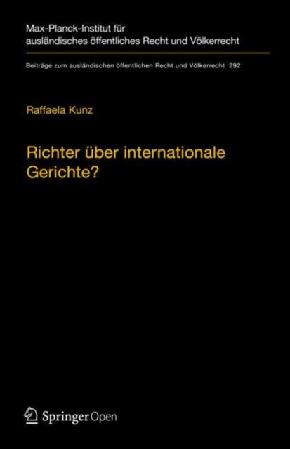 E-knjiga Richter uber internationale Gerichte? Raffaela Kunz