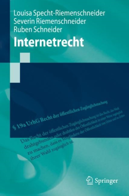 E-knjiga Internetrecht Louisa Specht-Riemenschneider