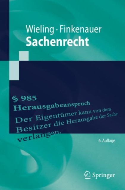 E-book Sachenrecht Hans Josef Wieling