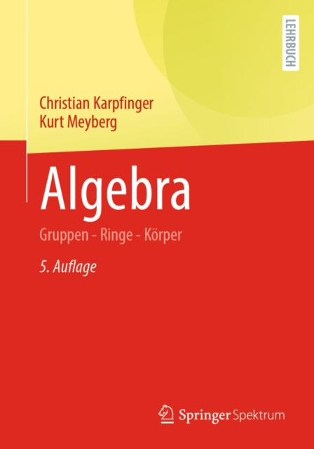 E-Book Algebra Christian Karpfinger