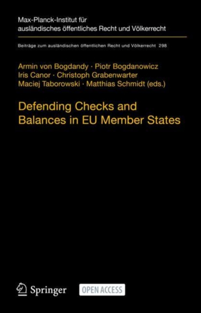E-kniha Defending Checks and Balances in EU Member States Armin von Bogdandy
