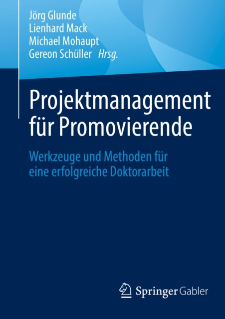 Libro electrónico Projektmanagement fur Promovierende Jorg Glunde